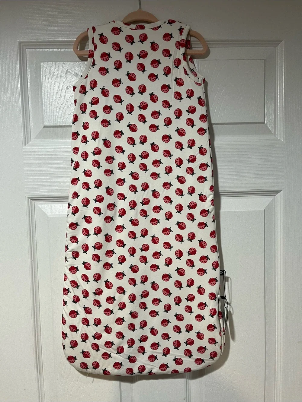 NWT 🌟 Sweet Bamboo Ladybug Sleep Sack- White & Red 0-9 months
